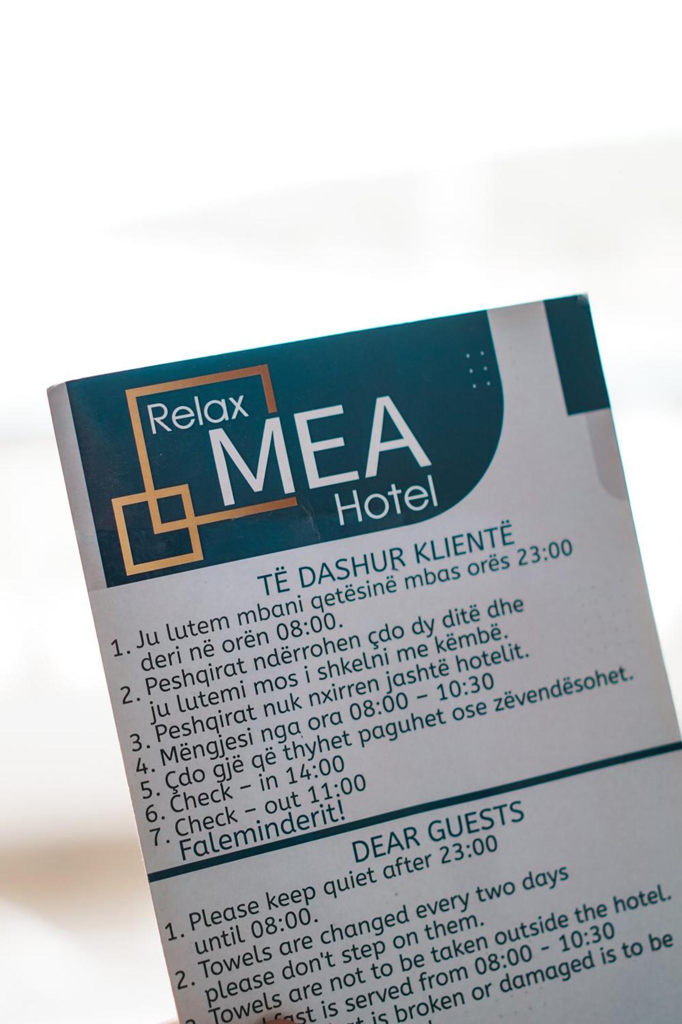 Relax Mea Hotel Sarandë Exterior foto